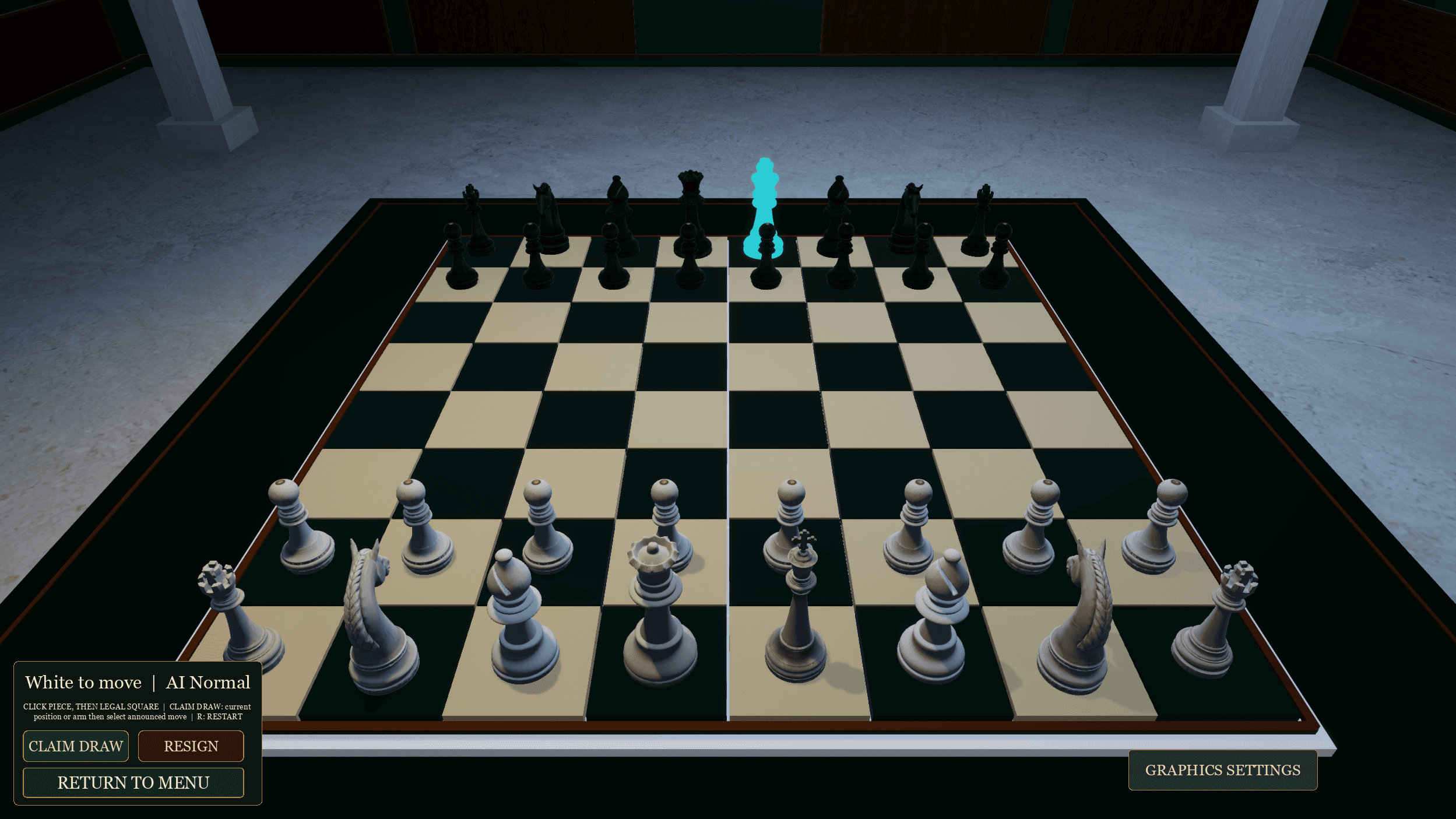 A playable 3D chess game made with Iron Grid and Smelty